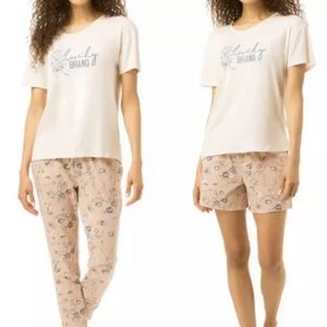 Lucky Brand Ladies' 3-piece Pajama Set XL